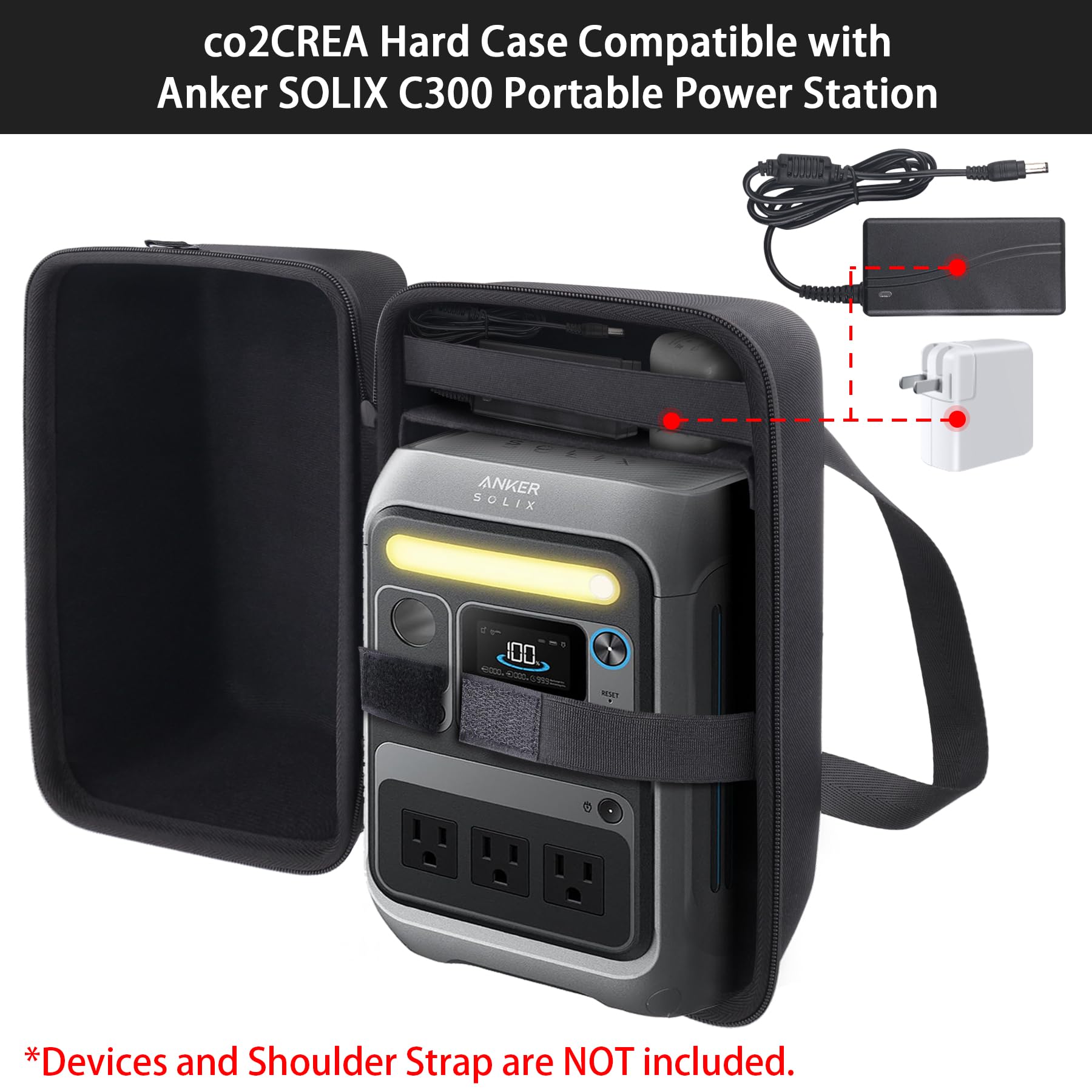 Amazon.com : co2CREA Hard Travel Case Compatible with Anker